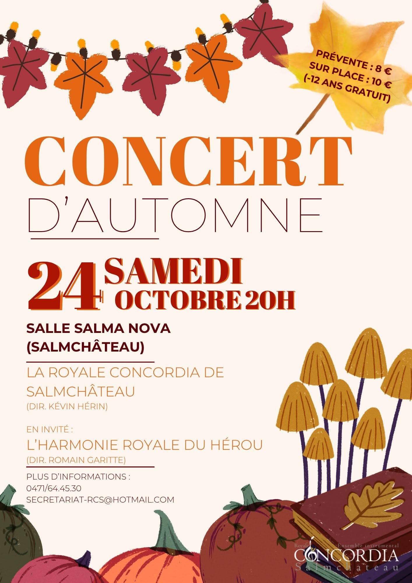 Affiche concert Automne
